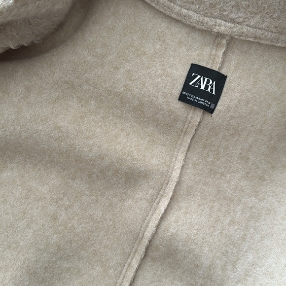 Zara Oversized Boucle Bomber Jacket - Picture 5 of 5